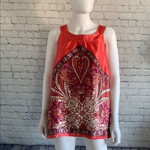 Lane Bryant Hot Pink Sleeveless Tunic Top